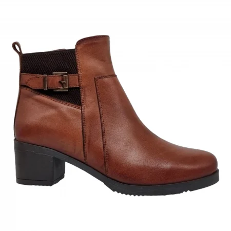Ghete Damă Casual Din Piele Naturală Maro 8614 [8]