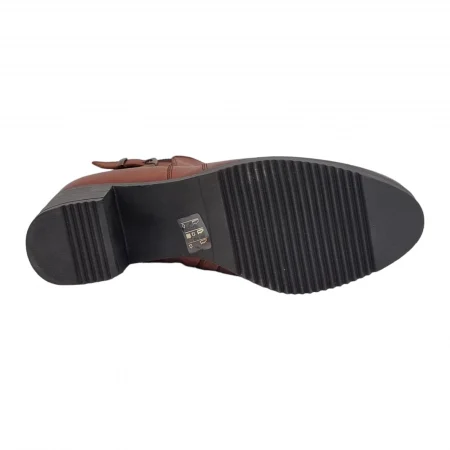 Ghete Damă Casual Din Piele Naturală Maro 8614 [11]