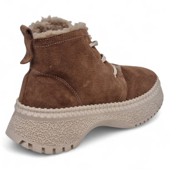 Ghete Damă Casual Din Piele Naturală Maro Vel 30327 [5]