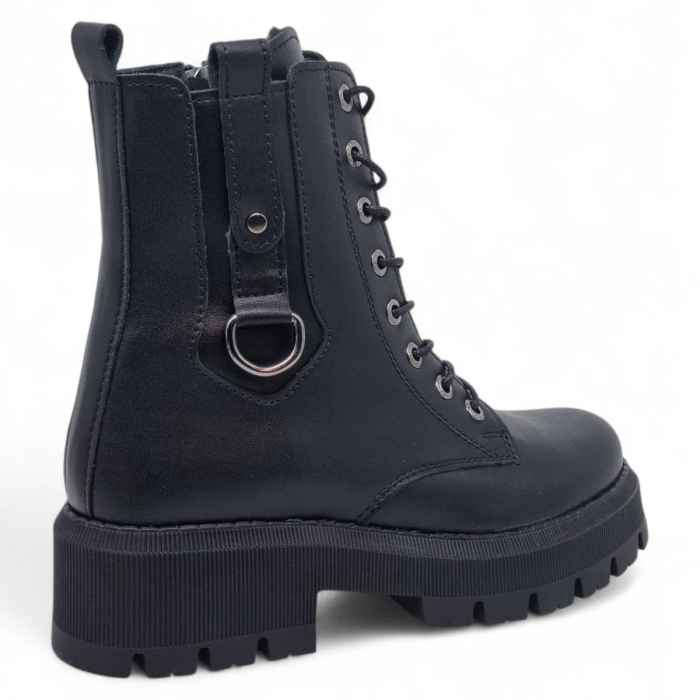 Ghete Damă Casual Din Piele Naturală Neagra 30245 [6]