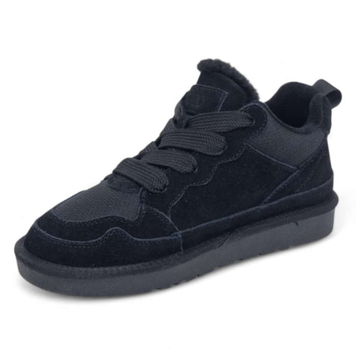 Ghete Damă Casual Din Piele Naturală Neagră 30378 [4]