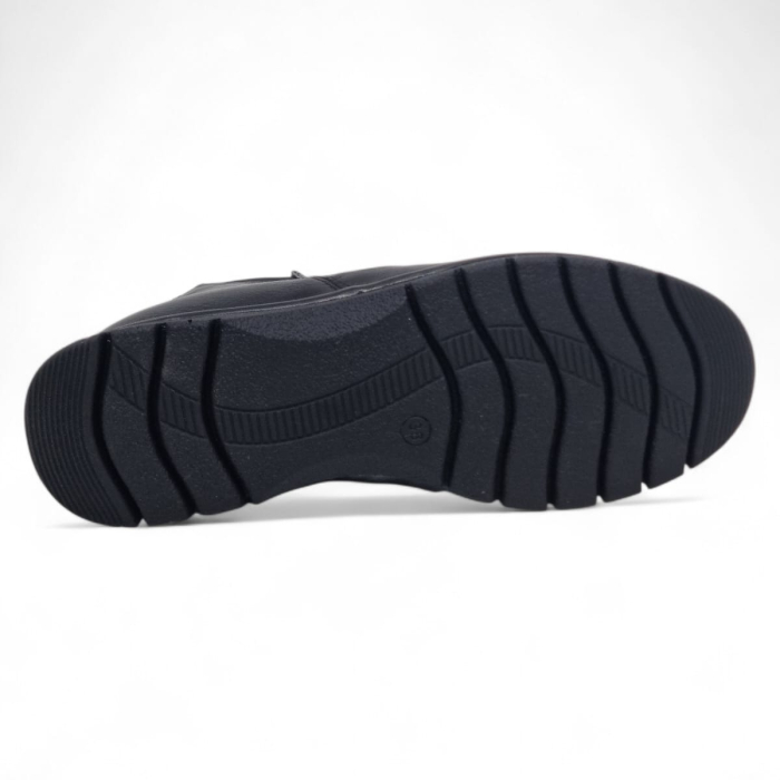 Ghete Damă Casual Din Piele Naturală Neagră 30405 [6]