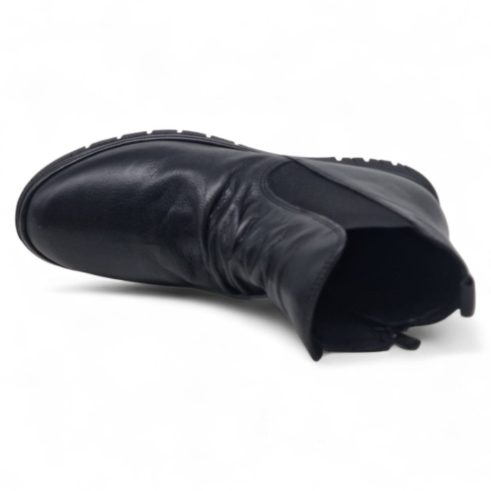 Ghete Damă Casual Din Piele Naturală Neagră 30405 [5]