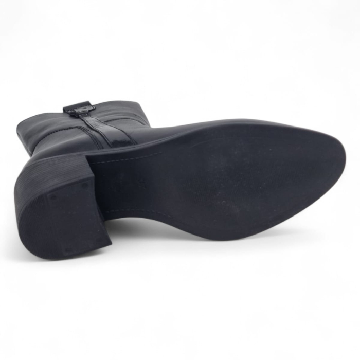 Ghete Damă Casual Din Piele Naturală Neagră  30410 [4]