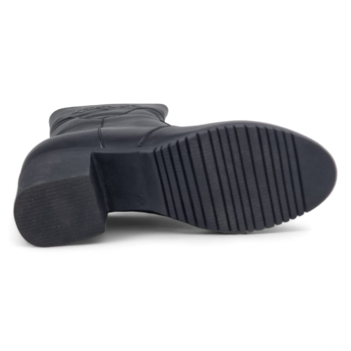 Ghete Damă Casual Din Piele Naturală Neagră 30411 [5]