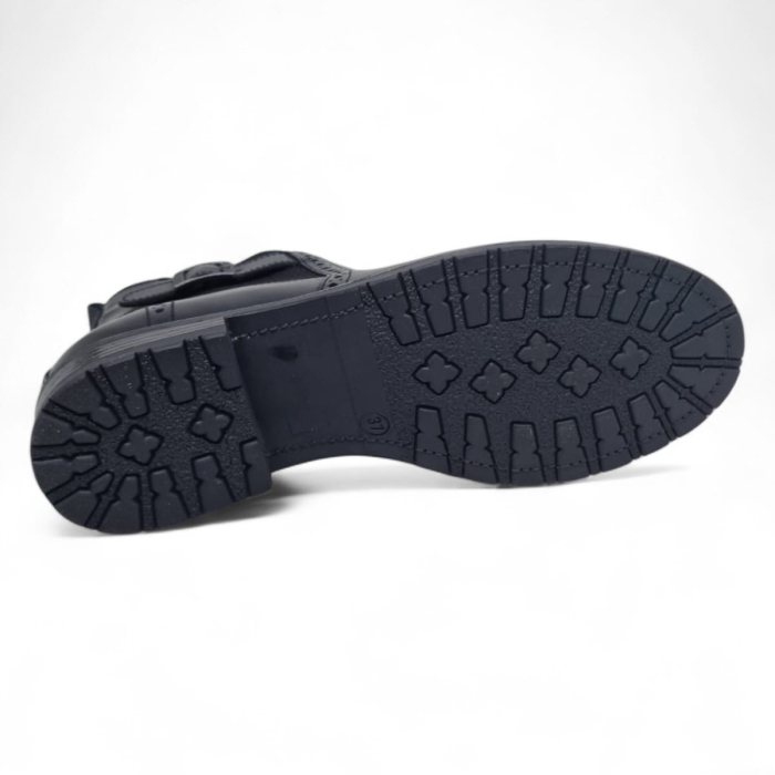 Ghete Damă Casual Din Piele Naturală Neagră 30412 [6]