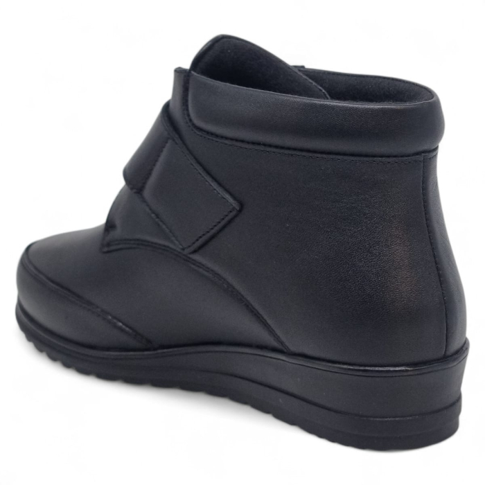 Ghete Damă Casual Din Piele Naturală Neagră 30415 [5]