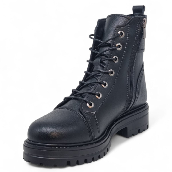 Ghete Damă Casual Din Piele Naturală Neagră 30416 [5]