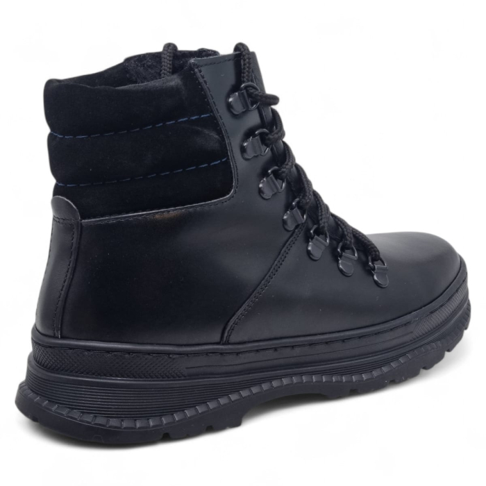 Ghete Damă Casual Din Piele Naturală Neagră 30417 [3]