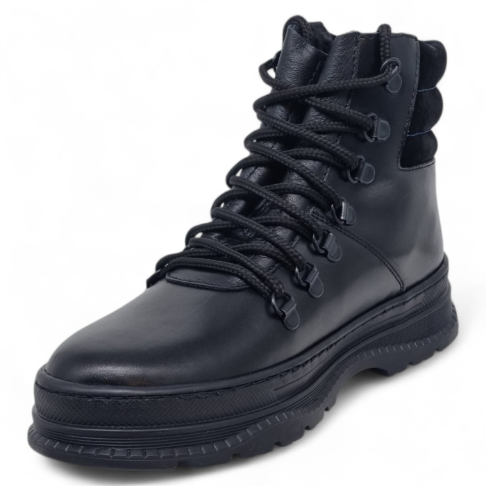 Ghete Damă Casual Din Piele Naturală Neagră 30417 [6]