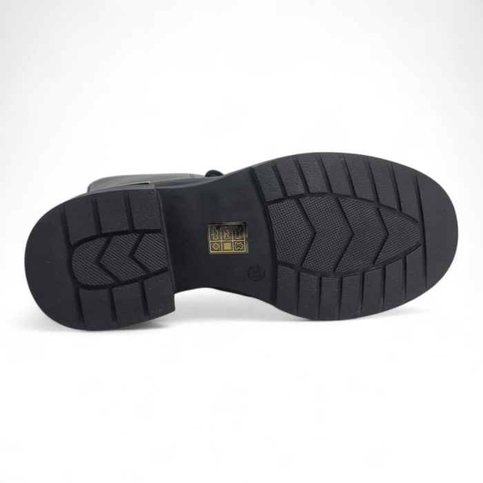 Ghete Damă Casual Din Piele Naturală Neagră 30440 [8]