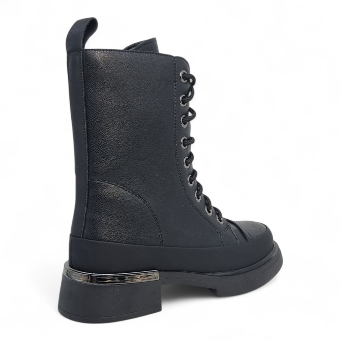 Ghete Damă Casual Din Piele Naturală Neagră 30440 [9]