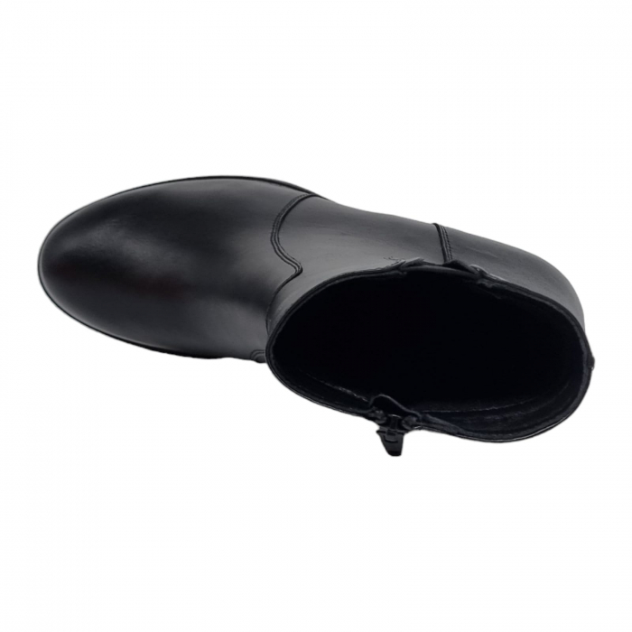 Ghete Damă Casual Din Piele Naturală Neagra 8619 [12]