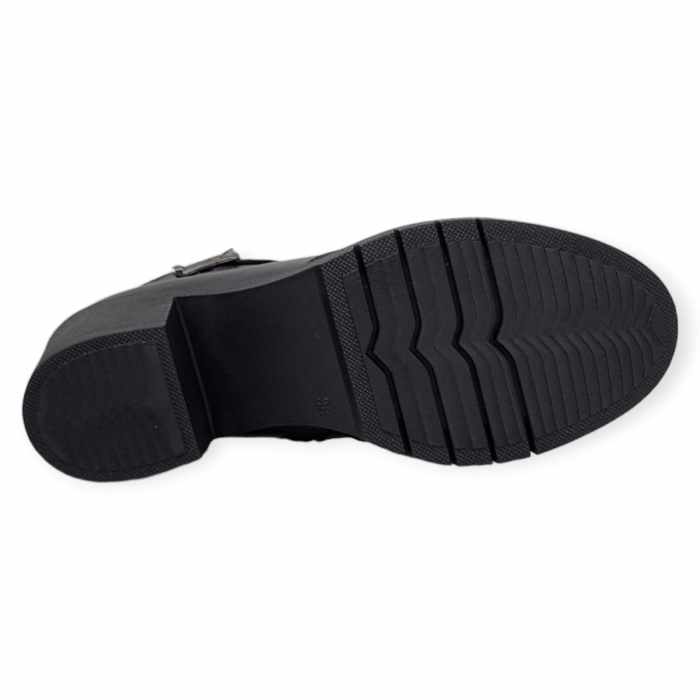 Ghete Damă Casual Din Piele Naturală Neagră 8535 [3]