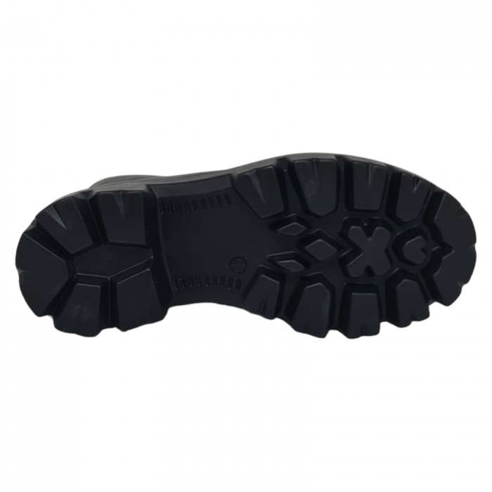 Ghete Damă Casual Din Piele Naturală Neagră 8570 [4]