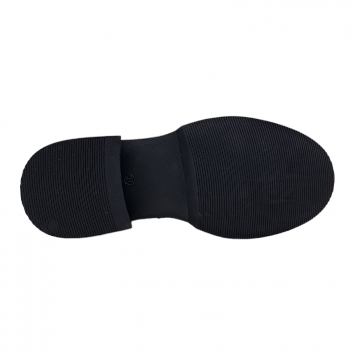 Ghete Damă Casual Din Piele Naturală Neagră 8609 [5]