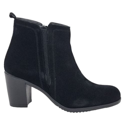 Ghete Damă Casual Din Piele Naturală Neagra Vel 8623 [2]
