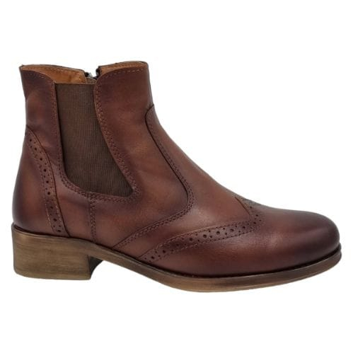 Ghete Damă Casual Din Piele Naturală Maro 8639 [7]