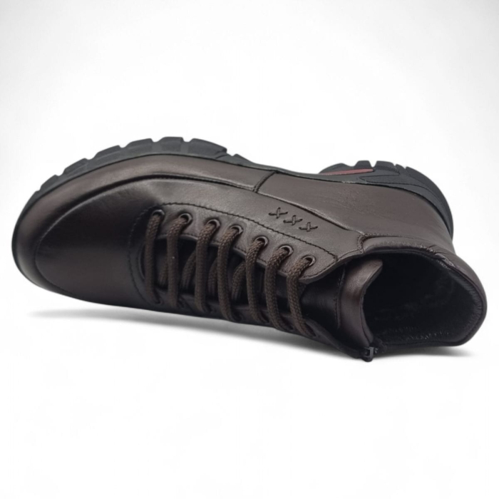 Ghete Damă Casual Din Piele Naturală Maro Kafe 30258 [6]