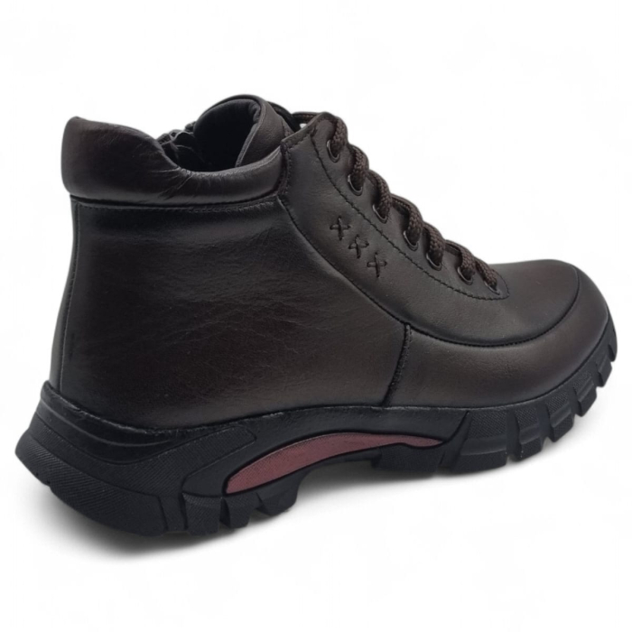 Ghete Damă Casual Din Piele Naturală Maro Kafe 30258 [3]