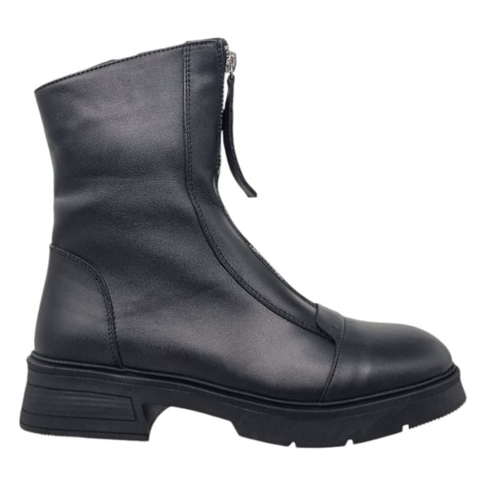 Ghete Damă Casual Din Piele Naturală Neagră 8769 [1]