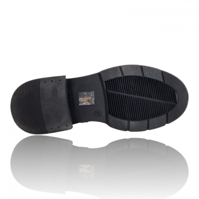 Ghete Damă Casual Din Piele Naturală Neagră 8769 [2]