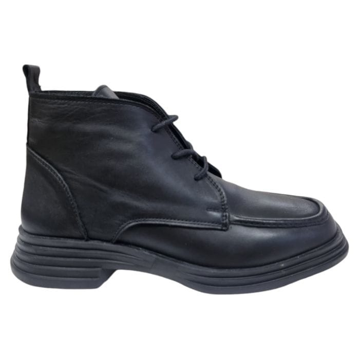Ghete Damă Casual Din Piele Naturală Neagră 8773 [1]