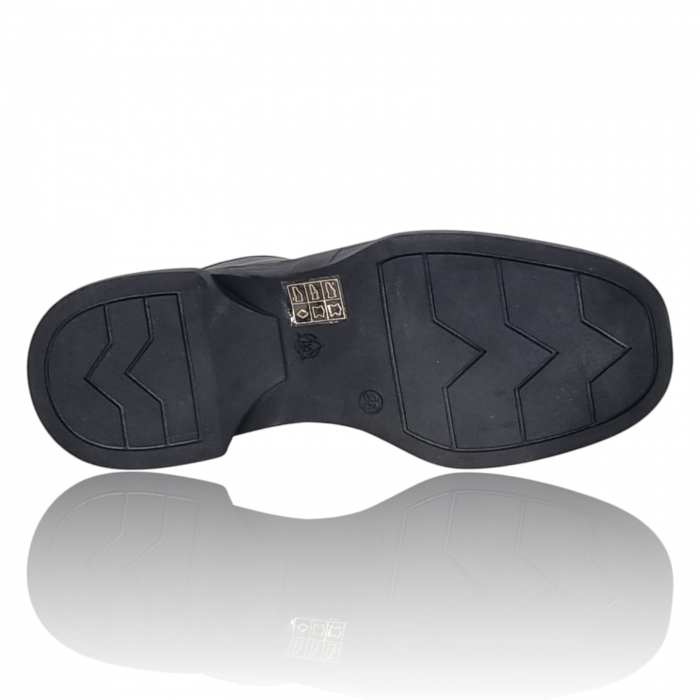 Ghete Damă Casual Din Piele Naturală Neagră 8773 [4]