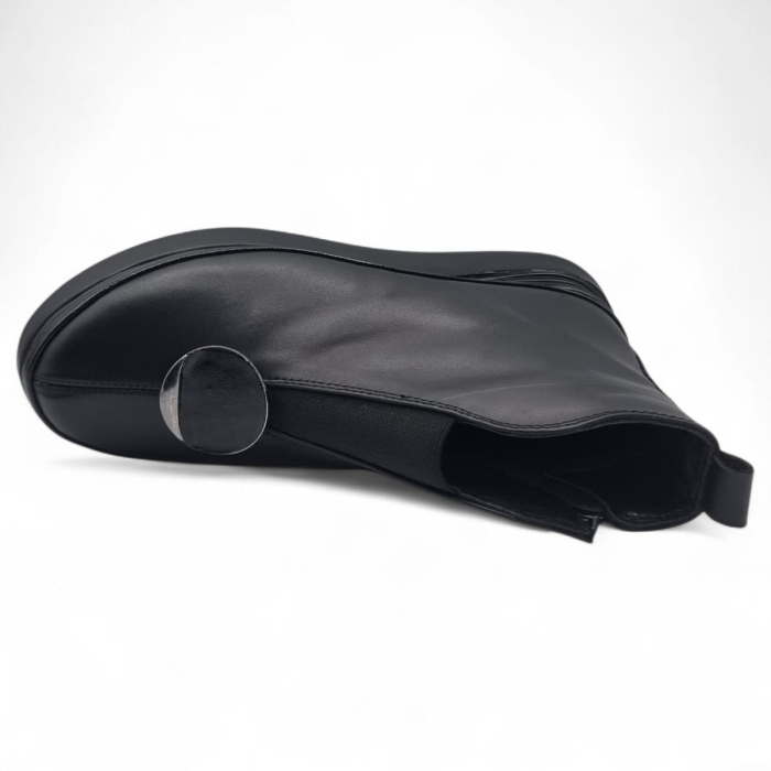 Ghete Damă Casual Din Piele Naturală Neagră 30383 [7]