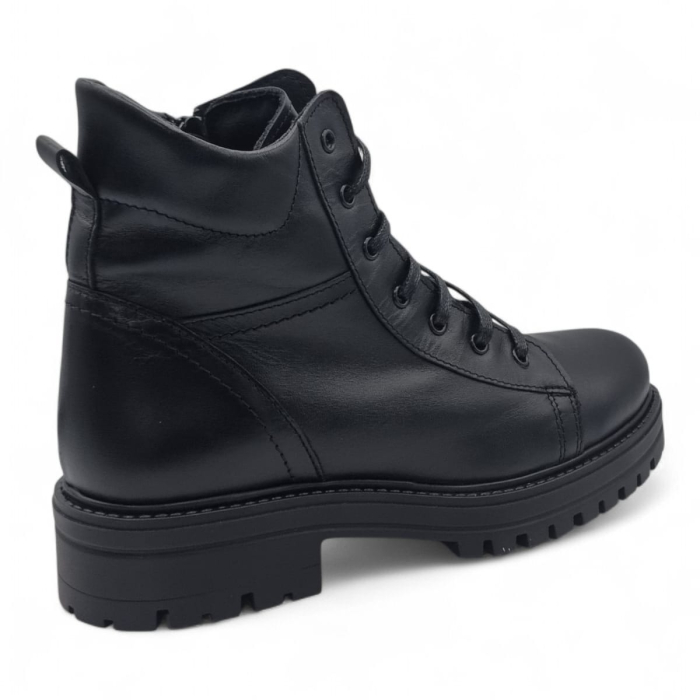 Ghete Damă Casual Din Piele Naturală Neagră 30387 [3]