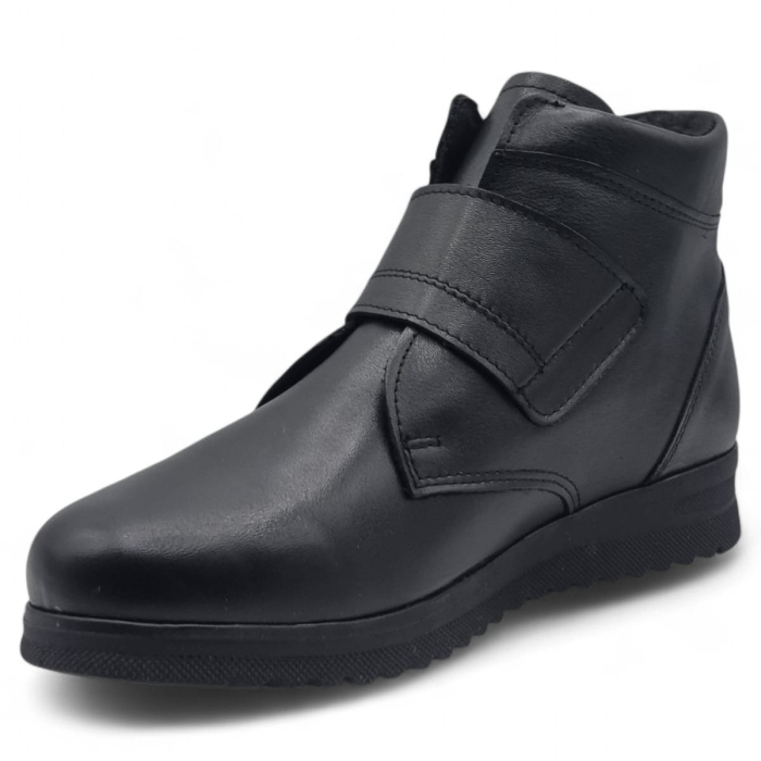 Ghete Damă Casual Din Piele Naturală Neagră 30390 [6]