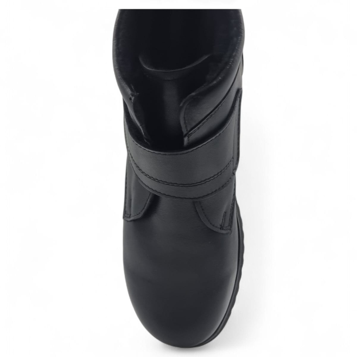 Ghete Damă Casual Din Piele Naturală Neagră 30390 [8]