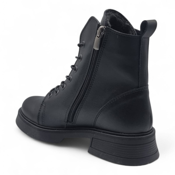 Ghete Damă Casual Din Piele Naturală Neagră 30395 [5]