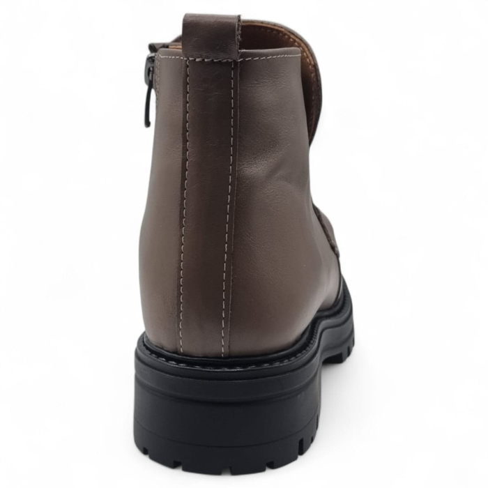 Ghete Damă Casual Din Piele Naturală Taupe 30391 [4]