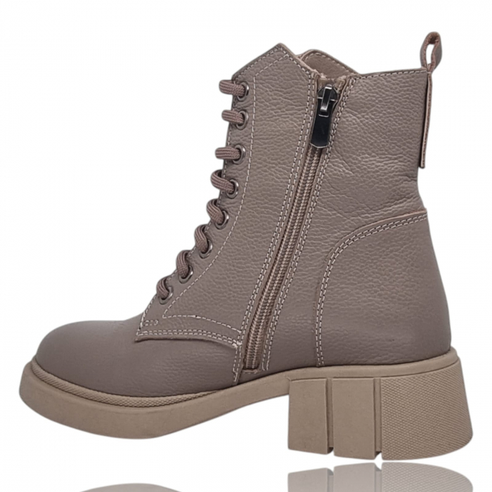 Ghete Damă Casual Din Piele Naturală Vizon 8768 [5]