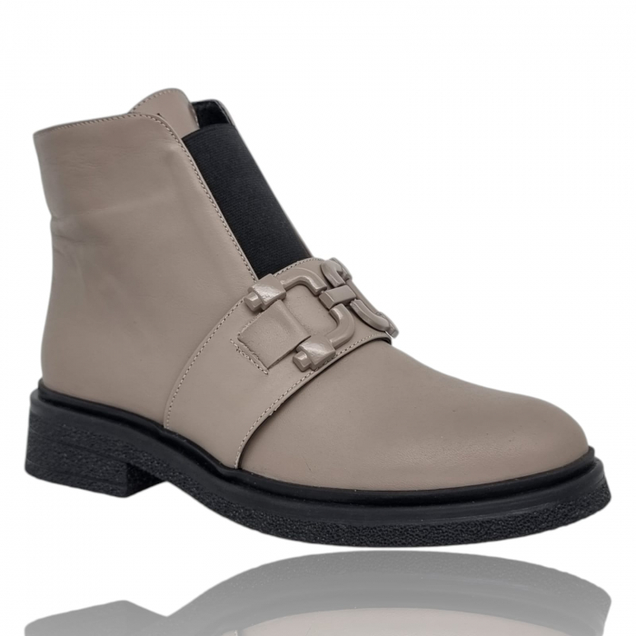 Ghete Damă Casual Din Piele Naturală Vizon 8771 [6]