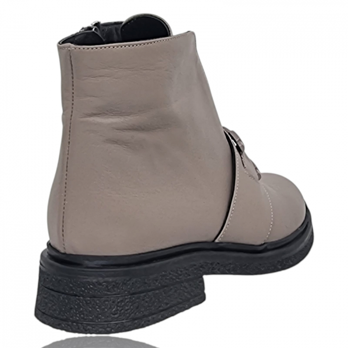 Ghete Damă Casual Din Piele Naturală Vizon 8771 [3]