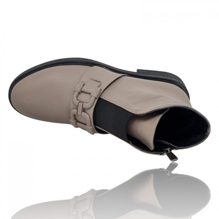 Ghete Damă Casual Din Piele Naturală Vizon 8771 [4]