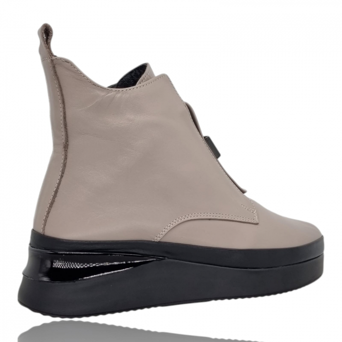 Ghete Damă Casual Din Piele Naturală Vizon 8777 [6]