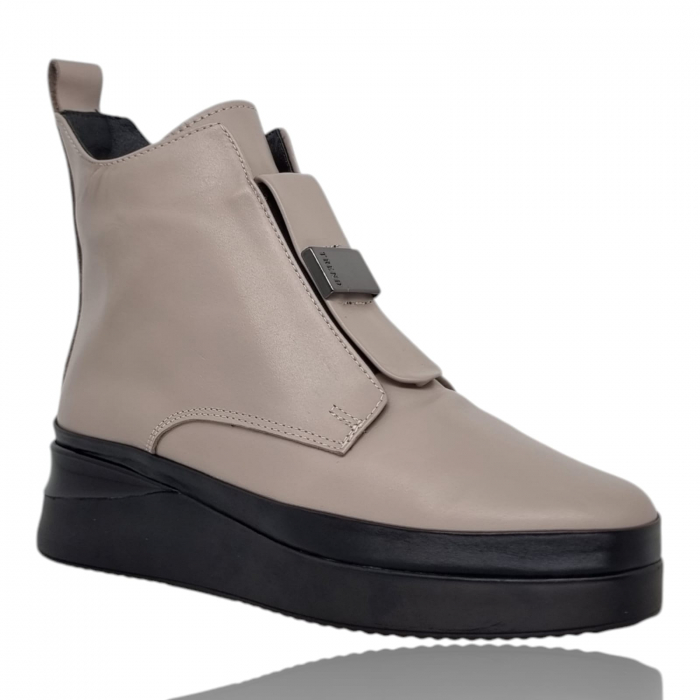 Ghete Damă Casual Din Piele Naturală Vizon 8777 [5]