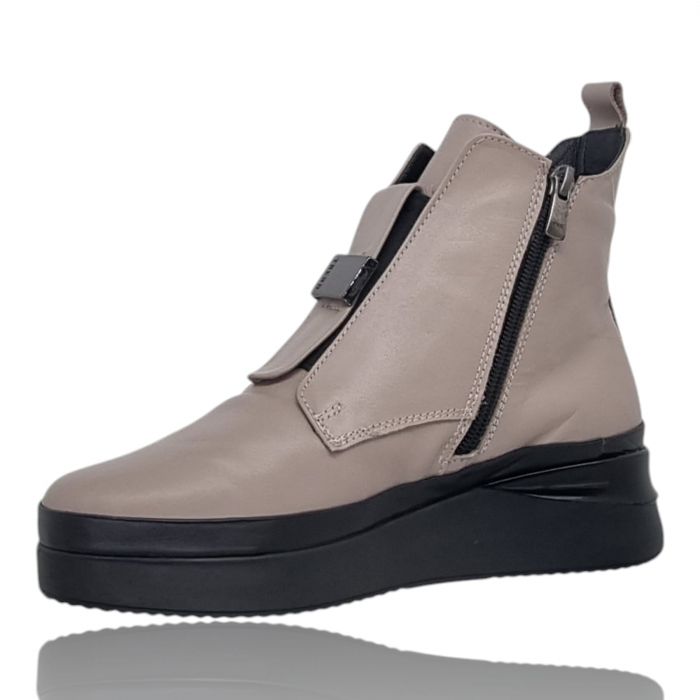 Ghete Damă Casual Din Piele Naturală Vizon 8777 [4]