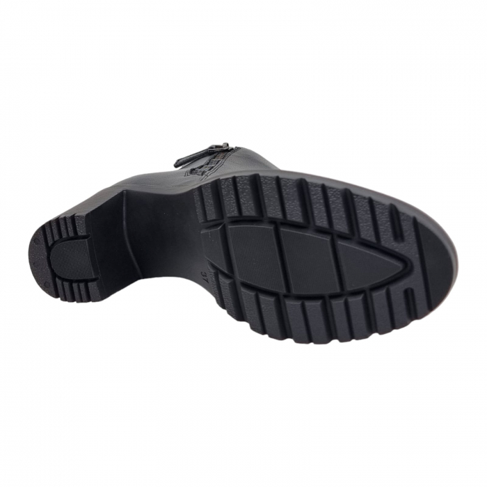 Ghete Damă Casual Din Piele Neagră  8518 [12]
