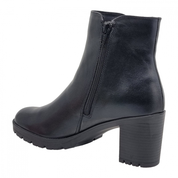 Ghete Damă Casual Din Piele Neagră  8518 [14]