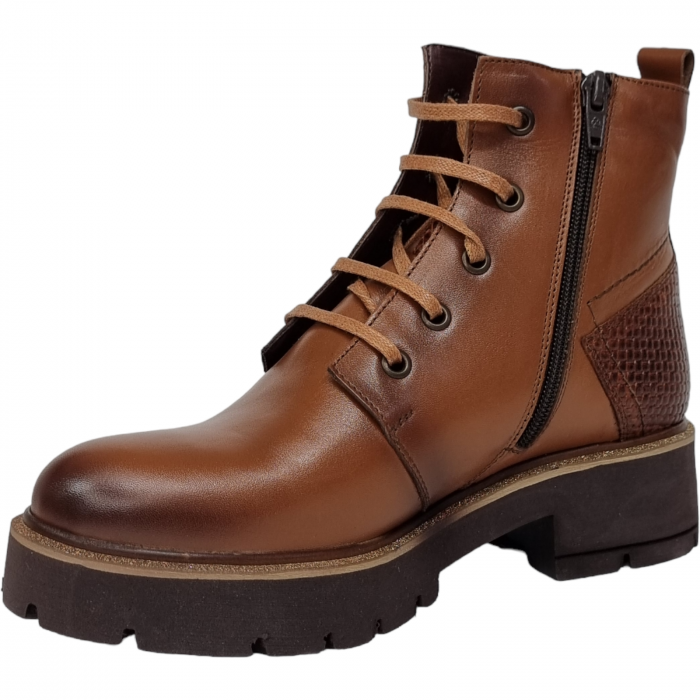 Ghete Damă Casual Din Piele Naturală Maro 8541 [7]