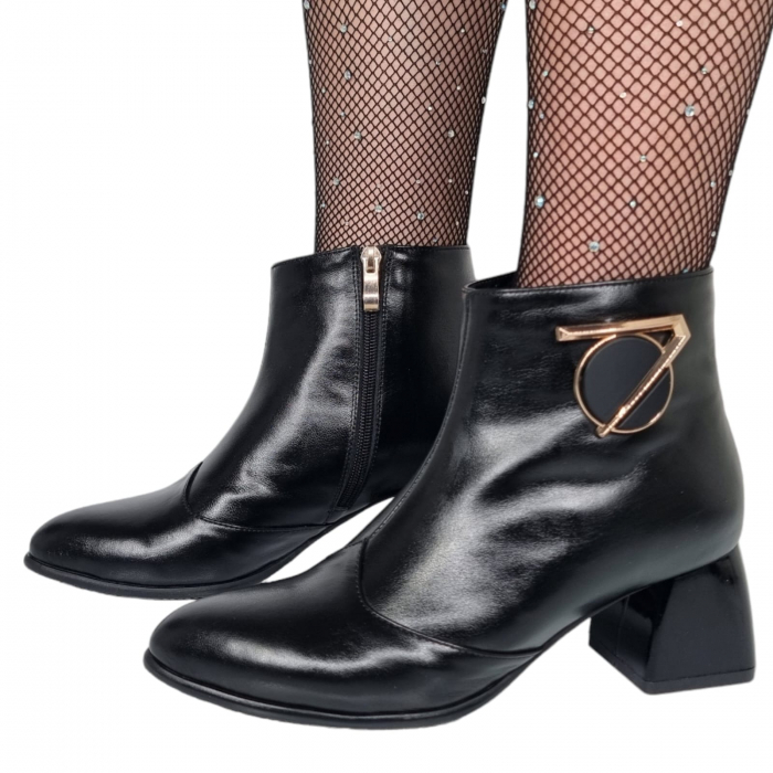 Ghete Damă Elegante Din Piele Naturală 9530 [5]