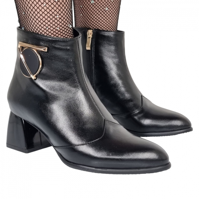 Ghete Damă Elegante Din Piele Naturală 9530 [3]
