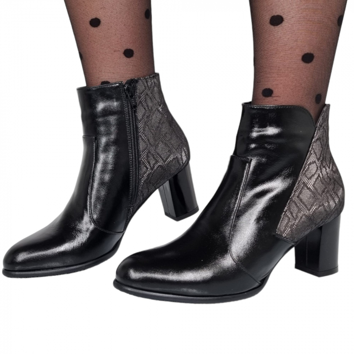 Ghete Damă Elegante Din Piele Naturală 9532 [2]