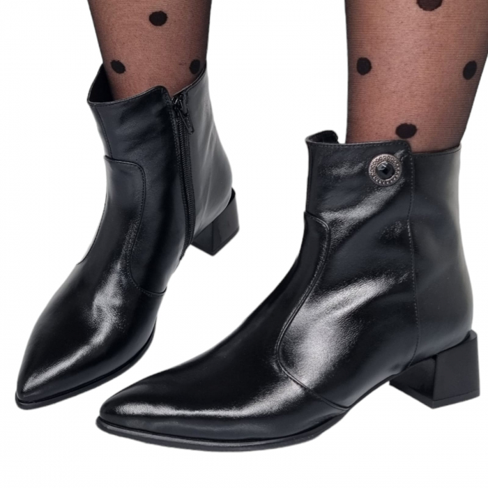 Ghete Damă Elegante Din Piele Naturală 9534 [4]