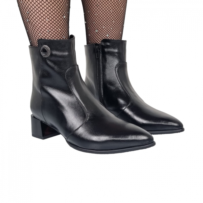 Ghete Damă Elegante Din Piele Naturală 9534 [2]