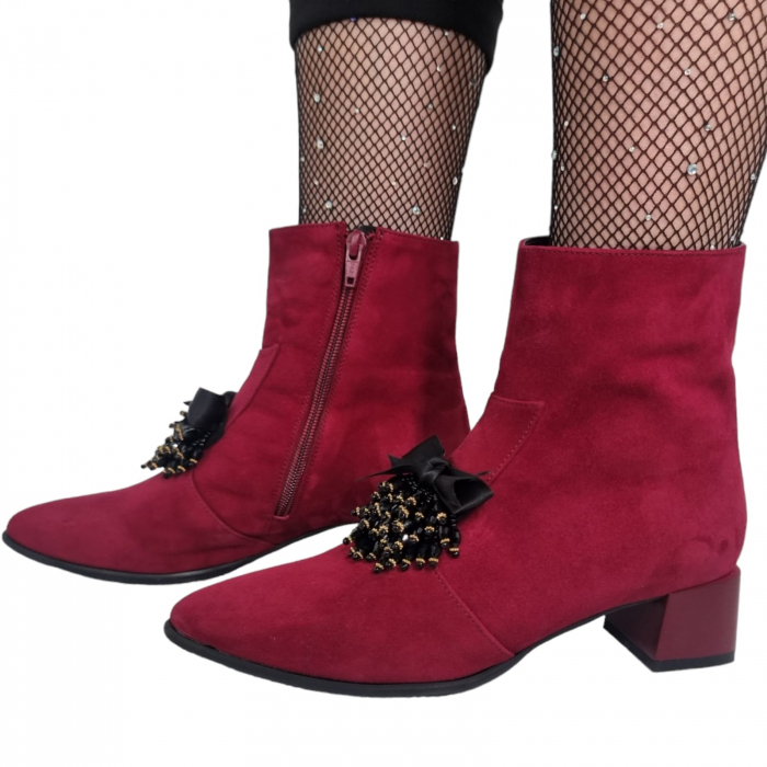 Ghete Damă Elegante Din Piele Naturală 9535 [4]